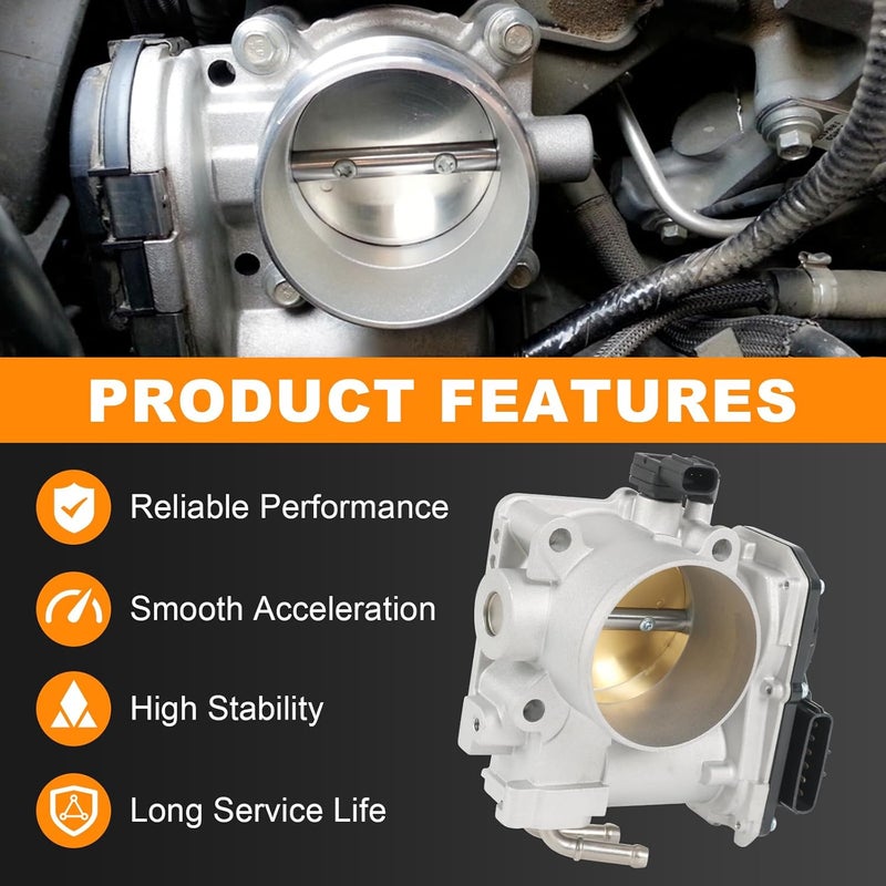 DICMIC Electronic Throttle Body Compatible with 2005-2008 Acura RL TL Honda Pilot Accord Odyssey Ridgeline Replace# 672001, 672019 - Image 3